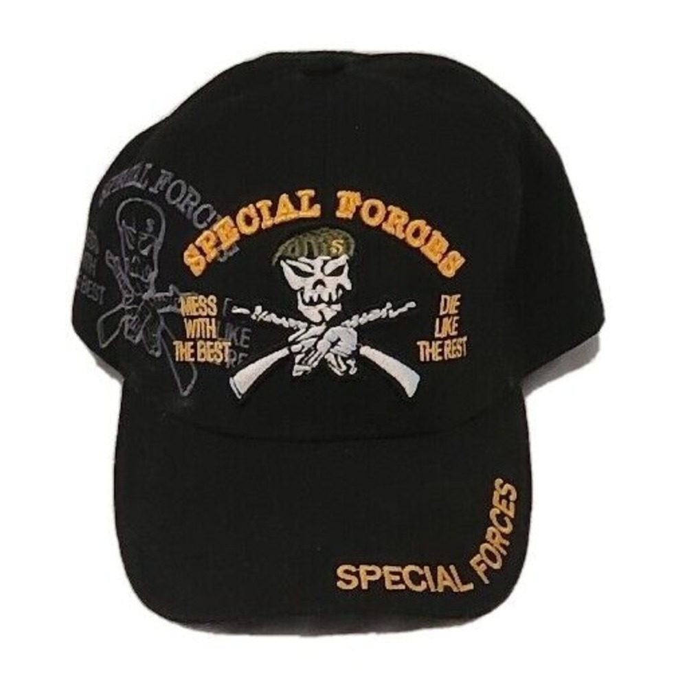 US Army Green Berets Hat Special Forces Mess With The Best Die Like The Rest‎